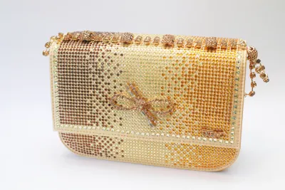 MAYBA Purse – Gold Crystal Edition 
