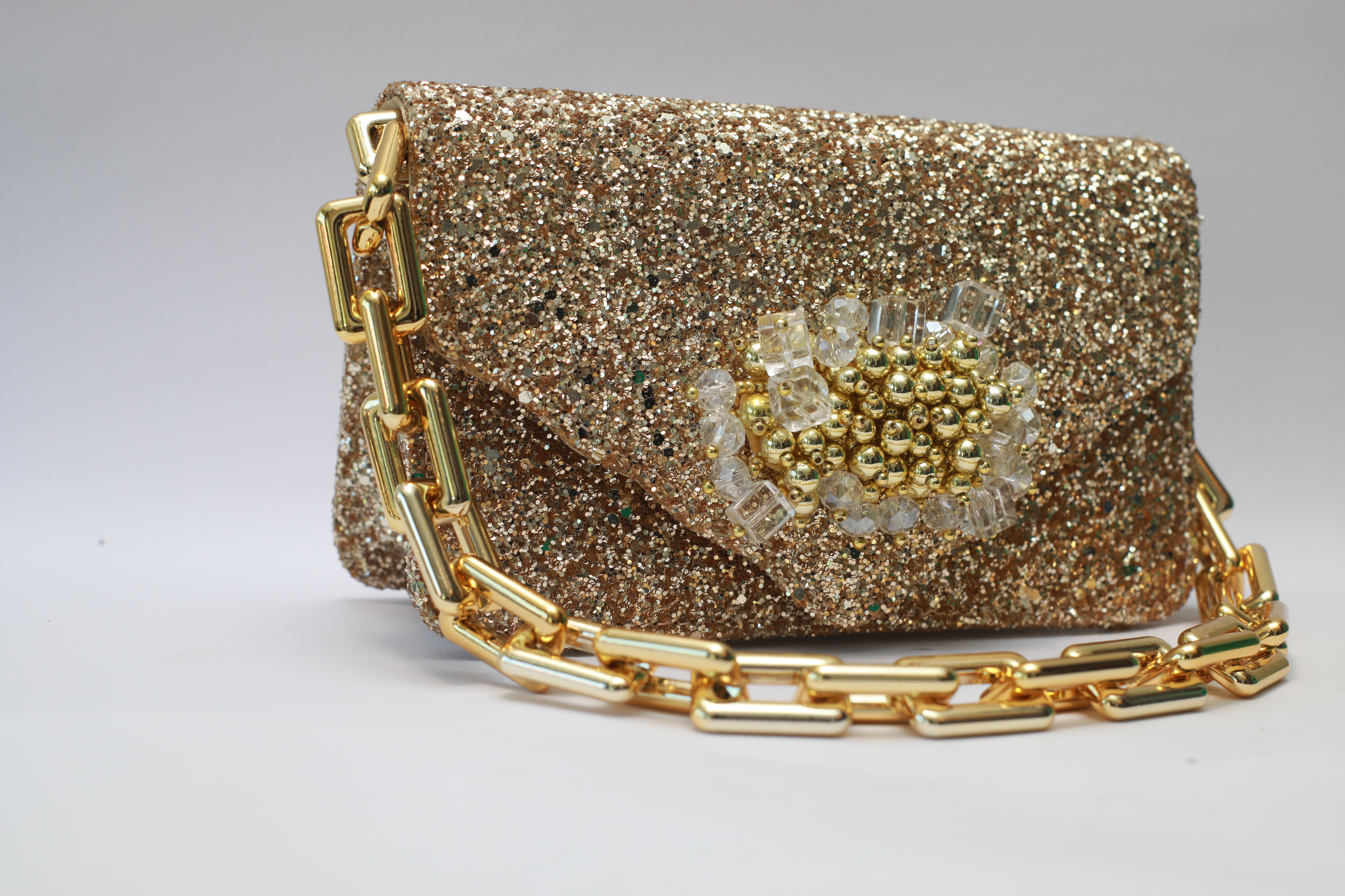 Melina Purse – Gold Crystal Edition 